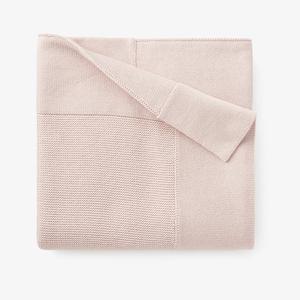 Sofia   Finn Garter Knit Baby Blanket | Pale Pink Outlet Collections