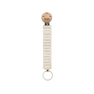 BIBS Pacifier Clip Knitted - Ivory Best Store To Get Sale Online