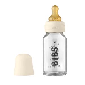 BIBS Baby Glass Bottle Complete Set Latex 110ml Ivory Free Shipping Popular