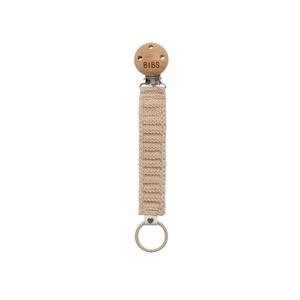BIBS Pacifier Clip Knitted - Vanilla Buy Cheap Sast