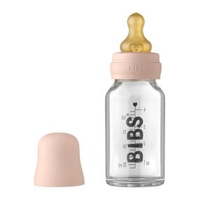 BIBS Baby Glass Bottle Complete Set Latex 110ml Blush Clearance 2025 New
