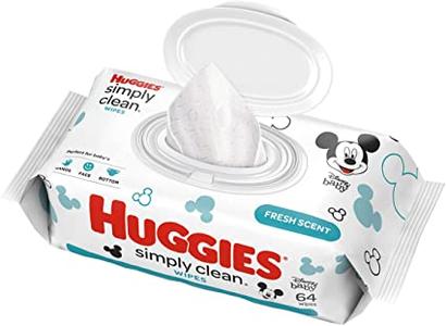 Huggies Simply Clean Fresh Scented  Wipes 64's Cost For Sale