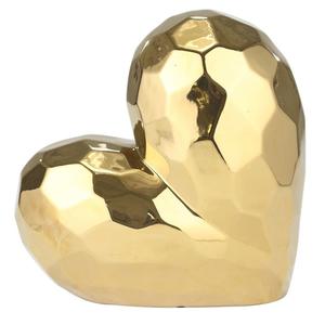 7.75" Gold Ceramic Heart New Arrival Cheap Pice