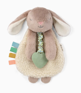 Itzy Ritzy - Taupe Bunny Itzy Friends Lovey Plush 2025 Newest Sale Online