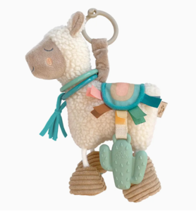 Itzy Ritzy - Llama Itzy Friends Link & Love Activity Plush with Teether Authentic