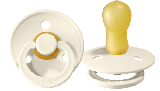 BIBS Pacifier - 2 pack original - Ivory/Ivory Free Shipping Real