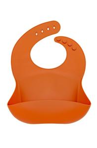 Silicone Bib - Burnt Orange Outlet Great Deals