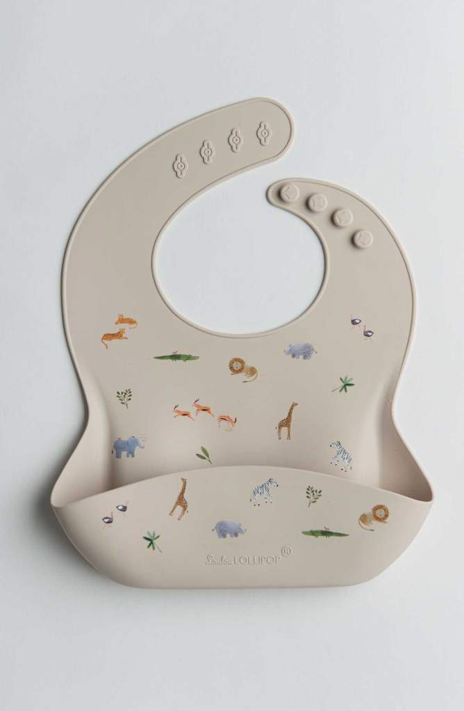 Silicone Bib - Safari How Much Online