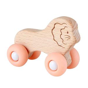 Silicone Wood Toy Lion Good Selling Cheap Pice