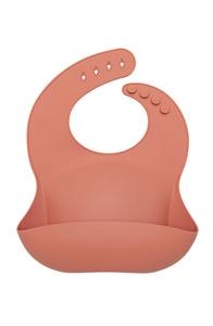 Silicone Bib - Terra Cotta With Paypal Online