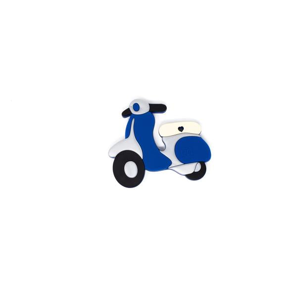 Scooter Silicone Teether - Sapphire With Paypal Sale Online