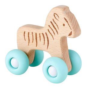 Silicone Wood Toy Zebra Latest
