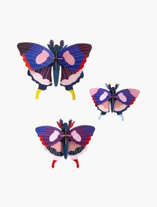 DIY 3D Wall Decoration - Swallowtail Butterflies (Set of 3) Discount Supply