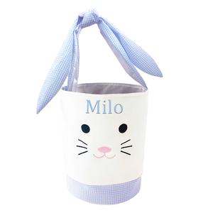 Easter Bunny Basket | Blue (Personalization Included) 100% Original Cheap Pice