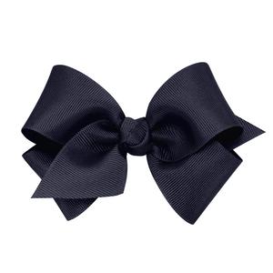 Wee Ones Navy Grosgrain Bow (Various Sizes) Outlet Cheap Authentic