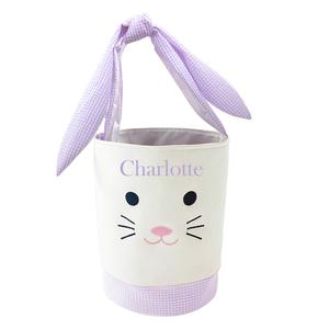 Easter Bunny Basket | Lavender (Personalization Included) For Cheap Cheap Online
