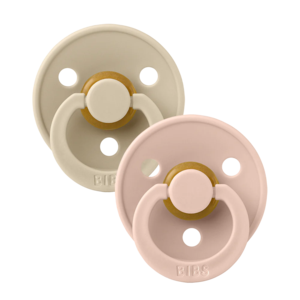 BIBS Pacifier Latex - 2 pack - Blush/Vanilla Top Quality Sale Online