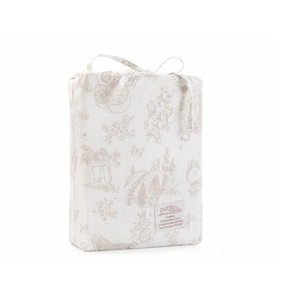 Taupe Toile Crib Sheet Set Tumblr