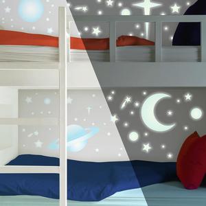 Celestial Stars & Planets Glow in the Dark Wall Decals Free Shipping Looking For