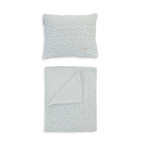 White/Blue Floral Bassinet Bedding Discount Reliable