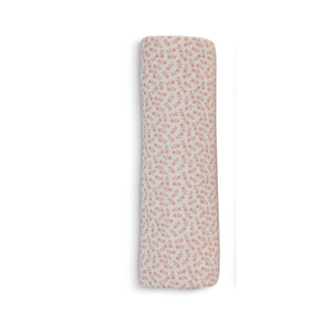 White/Mauve Floral Swaddle Outlet
