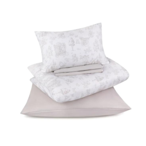 Taupe Toile Collection Crib Bedding Free Shipping Best