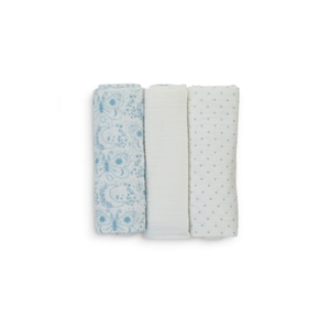 White/Denim 3 Pack Burp Cloths Sale Explore