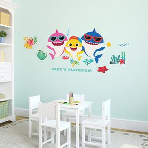 Baby Shark Peel And Stick Giant Wall Decals With Alphabet Real For Sale