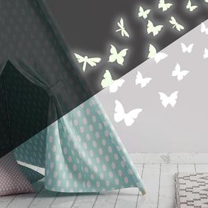 Butterflies & Dragonflies Glow in the Dark Wall Decals Choice Cheap Pice
