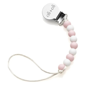 Paci Clip | Pink   White Sale Original