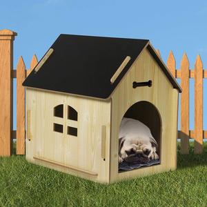 Wooden Indoor Dog House - Oak Pay With Visa Sale Online