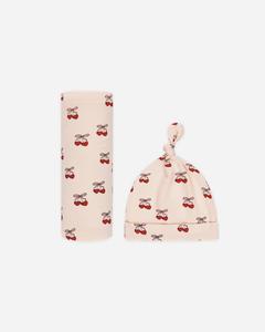 Bamboo Swaddle & Knotted Hat || Mon Amour Sale Free Shipping