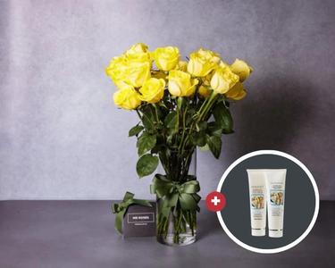 Yellow Roses, Pure Baby Wash & Moisture Cream Cheap Pictures