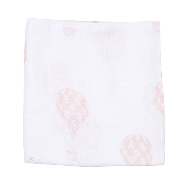Powder pink hot air balloons swaddle by Petite Laure From China Free Shipping Low Pice