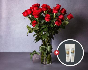 Red Roses, Pure Baby Wash & Moisture Cream Buy Cheap Big Discount