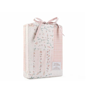 Pink Patchwork Crib Sheet Set Manchester For Sale
