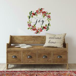 Merry Christmas Wreath Peel and Stick Wall Decals Cheap Sale Purchase