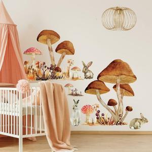 Mushroom Giant Peel and Stick Wall Decals Sale 2025 New