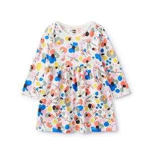 Printed Baby Dress: Jamtland Floral In Chalk 2025 Newest