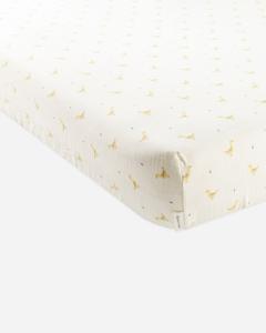 Woven Crib Sheet || Geese For Cheap Online