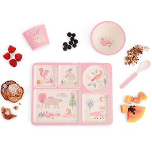Woodland Friends Divided Plate Set Huge Surprise Cheap Pice