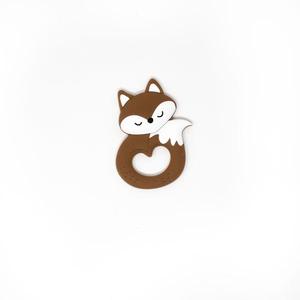 Woodlands Fox Silicone Teether - Brown Cheap Sale Shop For