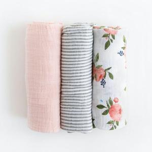 Watercolor Roses Swaddle Set Shipping Outlet Store Online