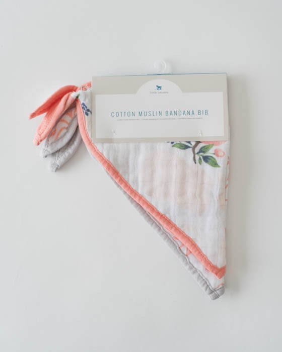 Watercolor Rose Bandana Bib Free Shipping 2025 Unisex