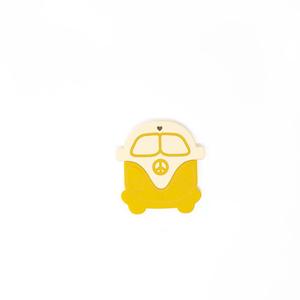 VW Bus Silicone Teether - Mustard Cheap Exclusive