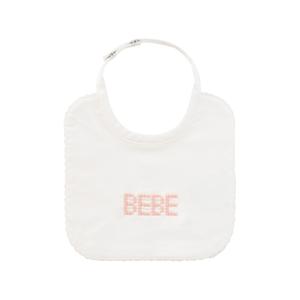 Bebe pink stitch bib by Kipp Baby Websites Online