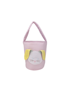 Bunny Ears Easter Basket, pink Clearance Clearance