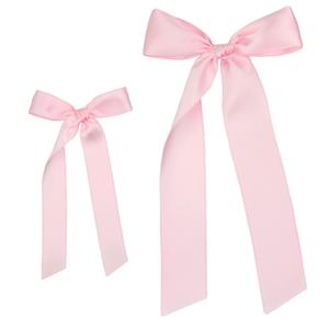 Satin Bow - Baby Pink Sash Clip Sale How Much