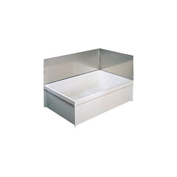 Wall Guard 2 Piece with Corner Bracket Stainless Steel 36 x 12/24 x 12 Inch for Mop Service Basins Online Online Cheap Pice