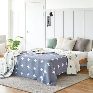 Triple Layer Modal Blanket in Blue & Cross Buy Cheap 100% Guaranteed
